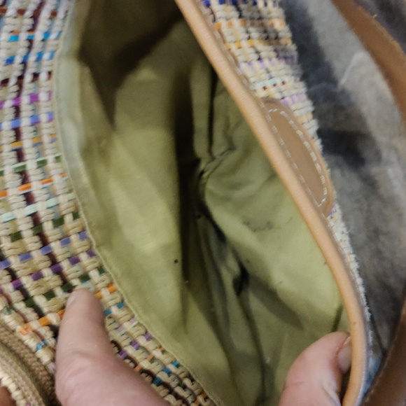 Fossil Shoulder Bag Woven Vintage - Picture 10 of 12